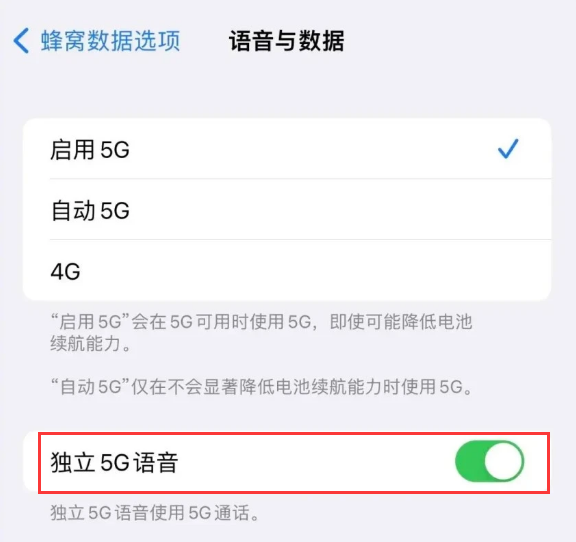 康乐苹果14维修分享iPhone 14 Pro如何开启VoNR 