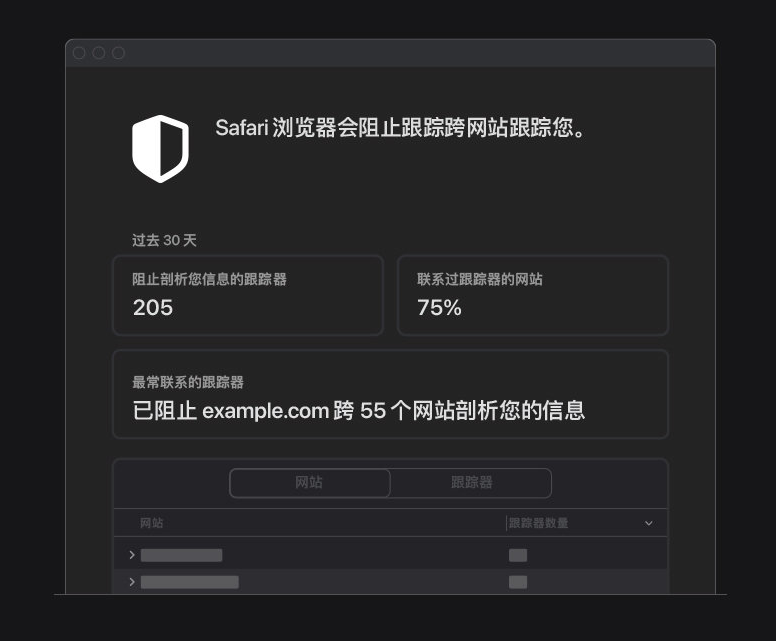 康乐苹果手机维修分享如何在 Safari 浏览器中查看和打开隐私报告 